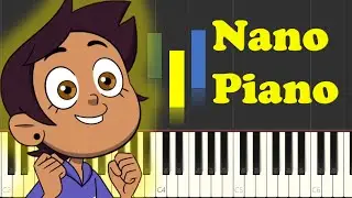 🎹 The Owl House &ndash; Ending Theme Song EASY Piano Tutorial | Nano Piano 🎹