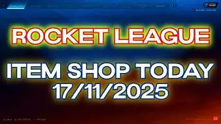 Rocket League item shop today 17/11/2025 - COBALT EQUALIZER / COBALT FLAME RAIN & LIME BEACH PARTY
