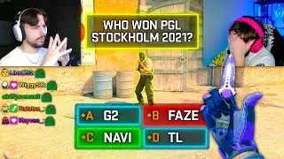 I challenged JL  to CS2 Trivia for $1000…