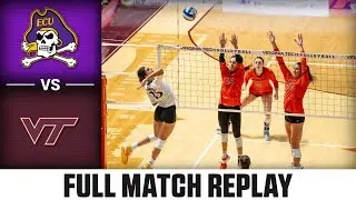 East Carolina vs. Virginia Tech Full Match Replay | 2023 ACC Volleyball