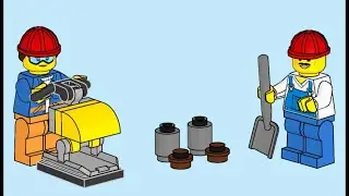 LEGO Instructions | City | 952305 | Building Team with Tools | Construction | Magazine Gift