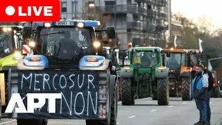 LIVE | Strasbourg: Farmers Protest Outside EU Parliament Over Mercosur Agreement, Tractors Join