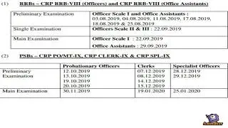 Upcoming Bank Exams 2019 | pradnyavlog