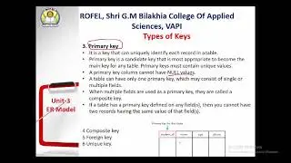 types of keys