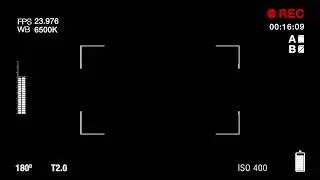 Video Camera Recording Frame Black 2