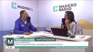 🔴 #MaderoEnCasa: Jorge Cortés-Monroy Seremi de Seguridad Pública