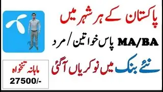 Telenor Bank Jobs 2021 For Both Male & Female