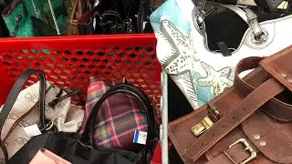 BAG SALE! Prices in description box! Thrifted A CART FULL of DESIGNER BAGS/PURSES!