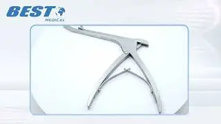 Subscapular Rib Plate Forceps, Rib fracture reduction clamp, Curved rib fracture clamps