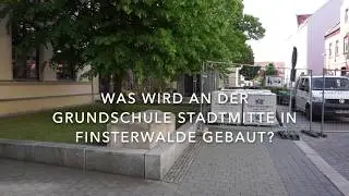 Baumaßnahmen an der Grundschule Stadtmitte Finsterwalde