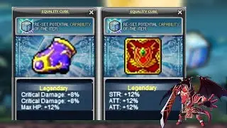 MapleStory Equality Cubes: Rolling 2L Crit Damage