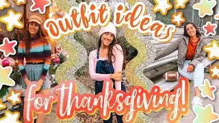 thanksgiving outfit ideas! 🦃💕 cute, comfy, + affordable autumn lookbook fall 2021! 🍂🤓