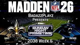 Madden 26 Week 6 New Orleans Saints At Carolina Panthers