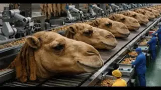 Inside the Camel Wool Factory From Live Animal to Luxury Coat (Full Process) | Factory Secrets.
