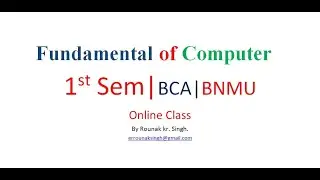 Fundamental of Computer | Operating System | Multi tasking | Multi processing operating system