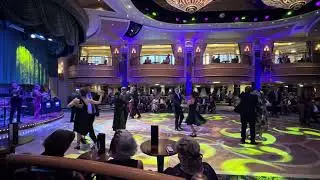 Cunard Queen Elizabeth August 2025. The Masquerade Gala Ball. QR Musicians, Faith, a Quickstep