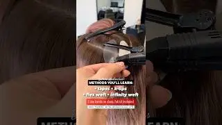 Bellami hair extension masterclass (k-tips, I-tips, tapes, weft) #hairextensions #haireducation