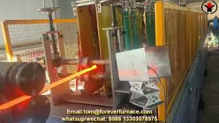 Medium frequency grinding skew rolling steel ball induction line #steelball #skewfurnace #hotrolling