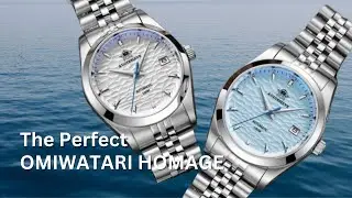 Addiesdive AD-2118 GIVEAWAY 🔥 Grand Seiko Omiwatari Homage  Ice Blue vs Snow White | NH35