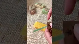 Mini Sabonete Embalado em Paninho de Cera
