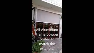 India's First Outdoor Blinds / All aluminum Klymate Zipscreens for large windows.