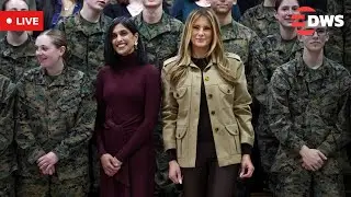 LIVE: Melania Trump Honors U.S. Troops in North Carolina | Full Remarks to Military Members | AC15