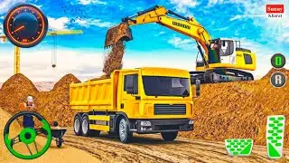 City Road Builder Highway Construction - City Excavator Loading Simulator - Android Gameplay