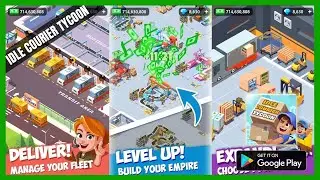 Idle Courier Tycoon / Business Manager Gameplay MAX Levels P7 (Android, IOS)