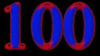 100 to 0 Countdown | Animated | Black Screen | Copyright Free