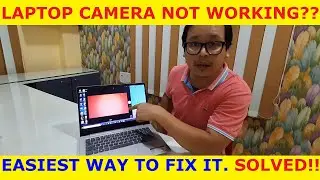 Laptop Webcam Camera Not Working Windows 10, 8, 7, Red Screen, Easy Fix and Solution in Minutes