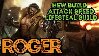 ATTACK SPEED + LIFESTEAL BUILD!! UNSTOPPABLE JUNGLE ROGER / MLBB
