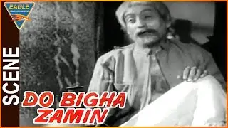 Do Bigha Zamin Hindi Movie || Nana Palsikar Funny Talk With Balraj Nirupa || Eagle Hindi Movies