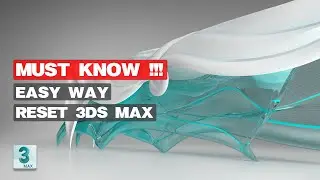 How To Reset 3Ds Max To Default Setting | 1
