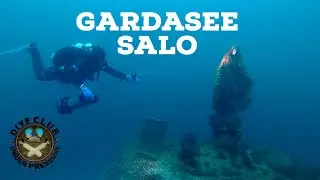 Unterwegs am Gardasee beim Tauchplatz Salo - viele Wracks