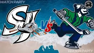 San Jose Barracuda at Abbotsford Canucks | LIVE REACTIONS & WATCH PARTY!