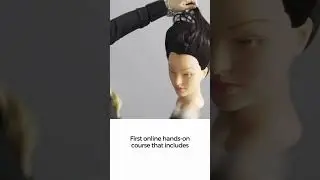 PRO HAIRSTYLING COURSE | ONLINE MAKEUP ACADEMY #shorts #short #hair