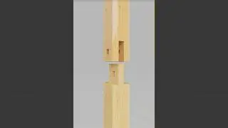 Which process makes you find it useful? #woodworkingdiy #mortiseandtenon #woodworking #3d