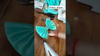 gown bow making easy, bow making #bowmaking #bow #diycrafts #diybow #gown