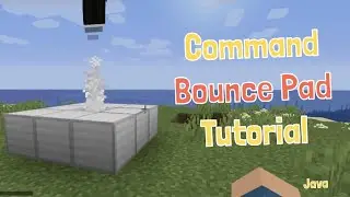Make A Command Bounce Pad In Minecraft! Launch Players Into Air! Awesome For Servers! Launch Pad!