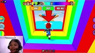 Playing Roblox Mega Obby! First time recording it.