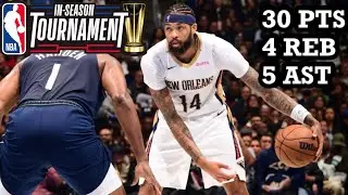 Brandon Ingram 30 PTS, 4 REB, 5 AST vs. Clippers (2023 In-Season Tournament)