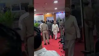 Grand Entry yogi ji ki #indiaexpomart #noida #grandentry