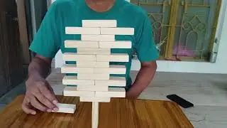 Building a Jenga Tower on ONE Jenga Block | Jenga Build Ideas