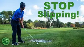 How to Golf in Wet Slippery Conditions | Stop Slipping During Your Golf Swing