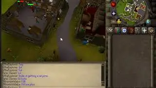 Dark Wizard in Draynor Bank Killing Bots OSRS