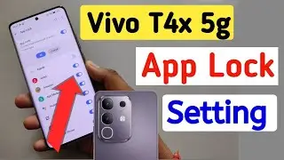 How to lock apps in Vivo t4x 5g/Vivo t4x 5g me app lock kaise kare/vivo app lock setting
