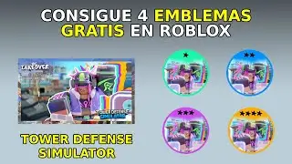 GET ALL 4 EMBLEMS IN TOWER DEFENSE SIMULATOR | THE TAKEOVER EVENT ROBLOX