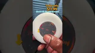 Portable Waterproof Bluetooth Speaker with LED Lights for Shower & Beach