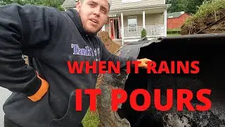 New Jersey Underground Oil Tank Removal in the Pouring Rain