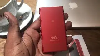 Sony NW-A45 Twilight red Unboxing